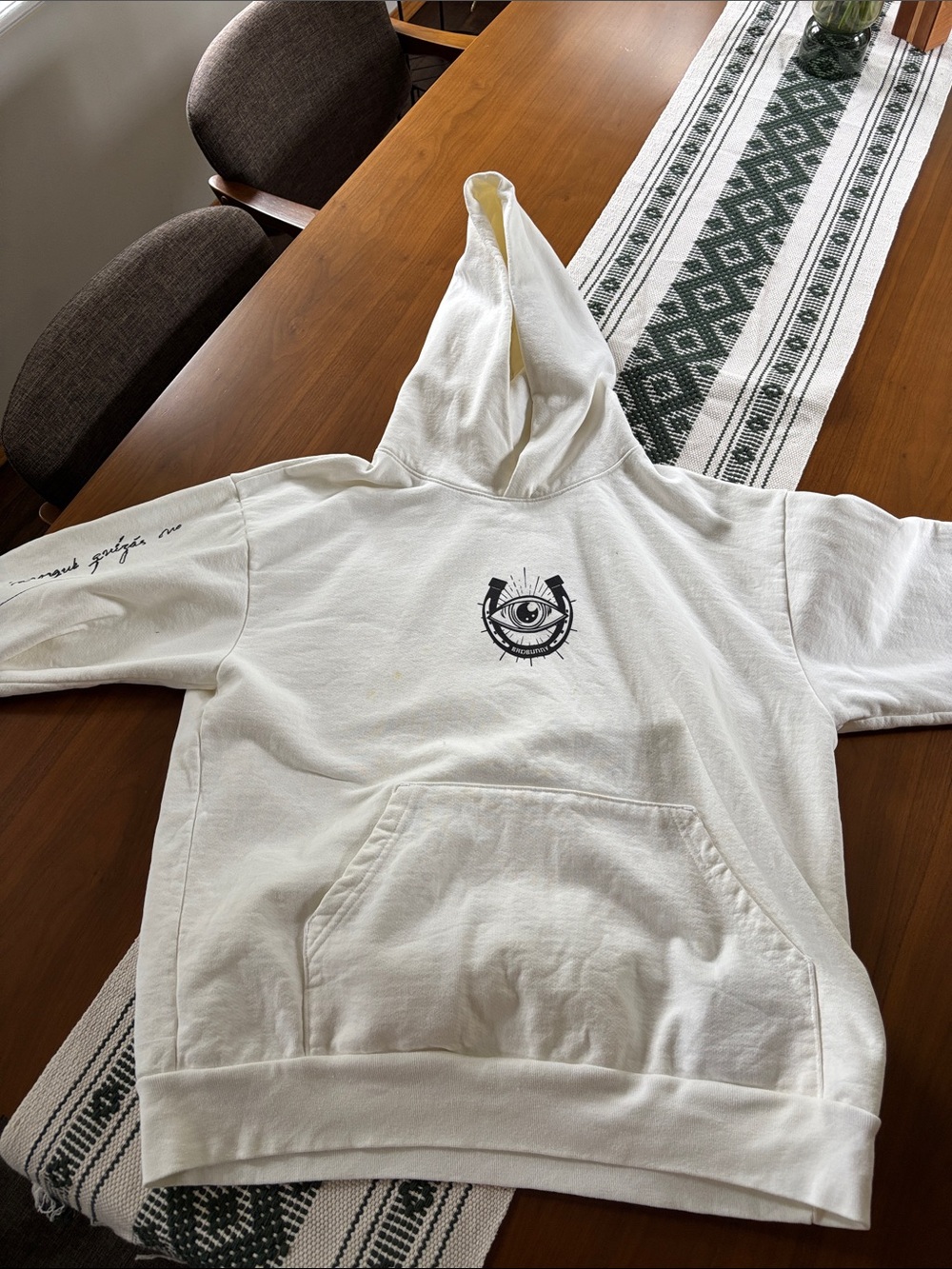 White Eye Graphic Hoodie